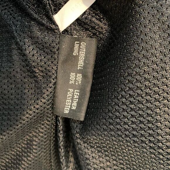 First Mfg. Co. Scarlett Star Motorcycle Leather Jacket Women’s Small Black - Picture 7 of 13